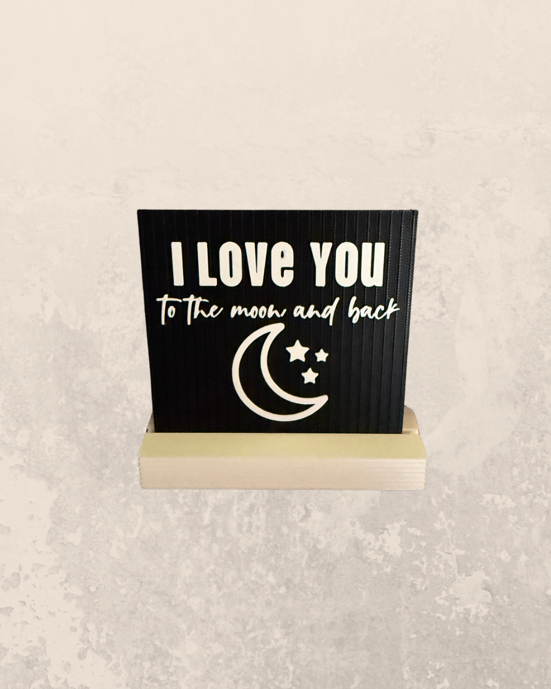 I love you to the moon and back