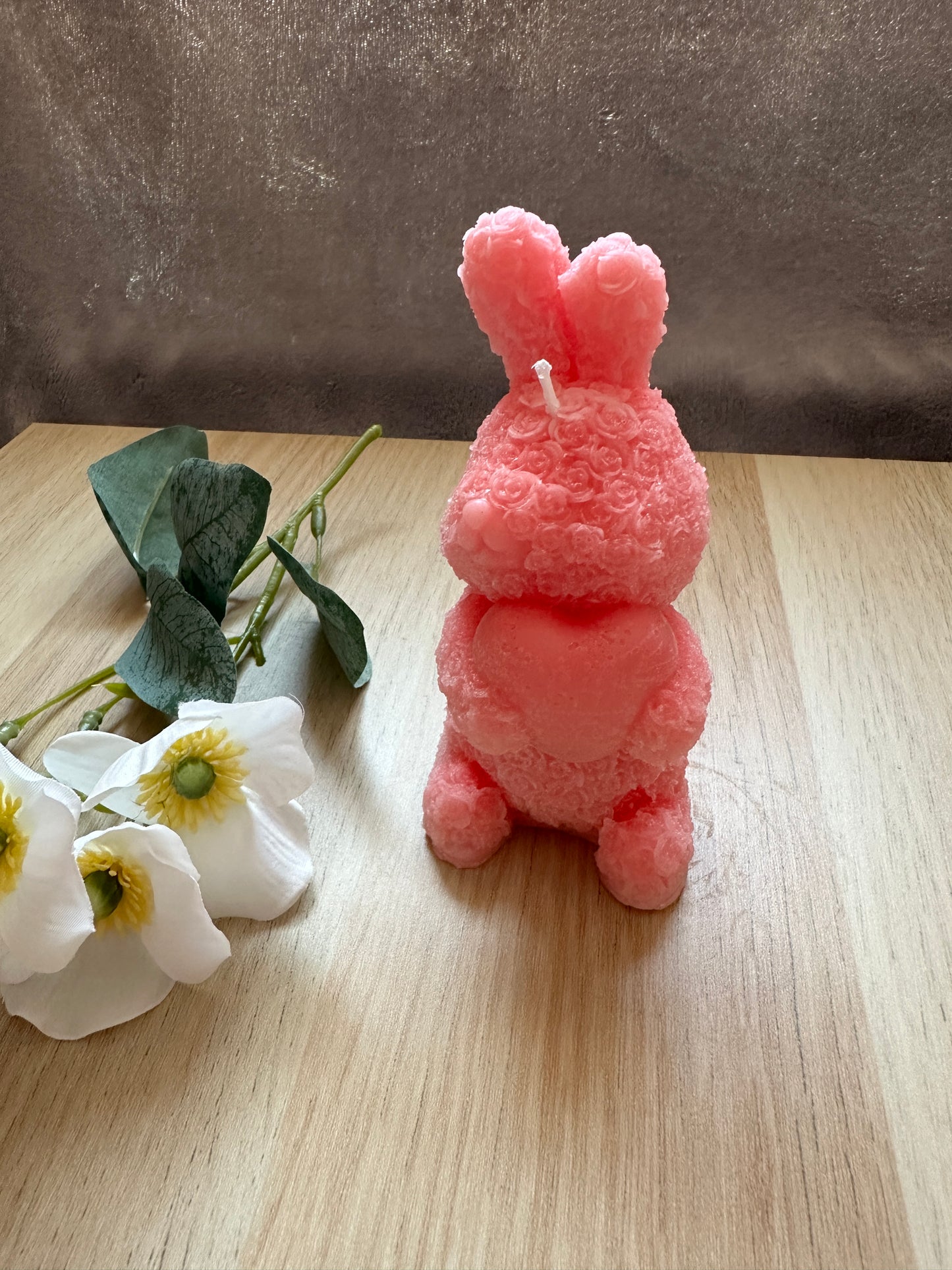 Rose bunny with heart