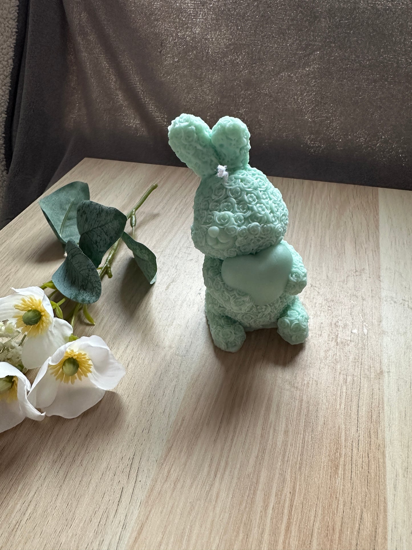 Rose bunny with heart