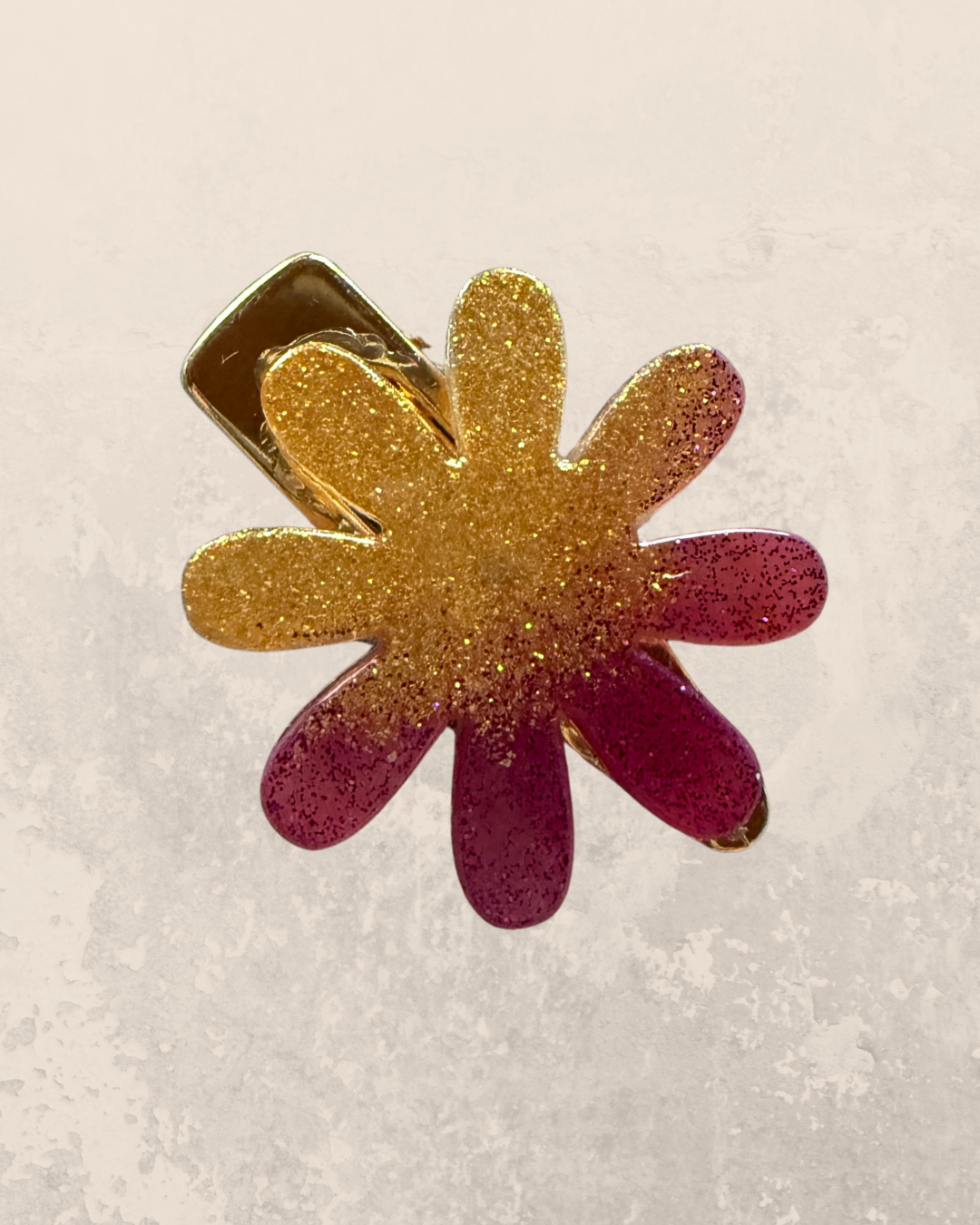Haarspange Blume