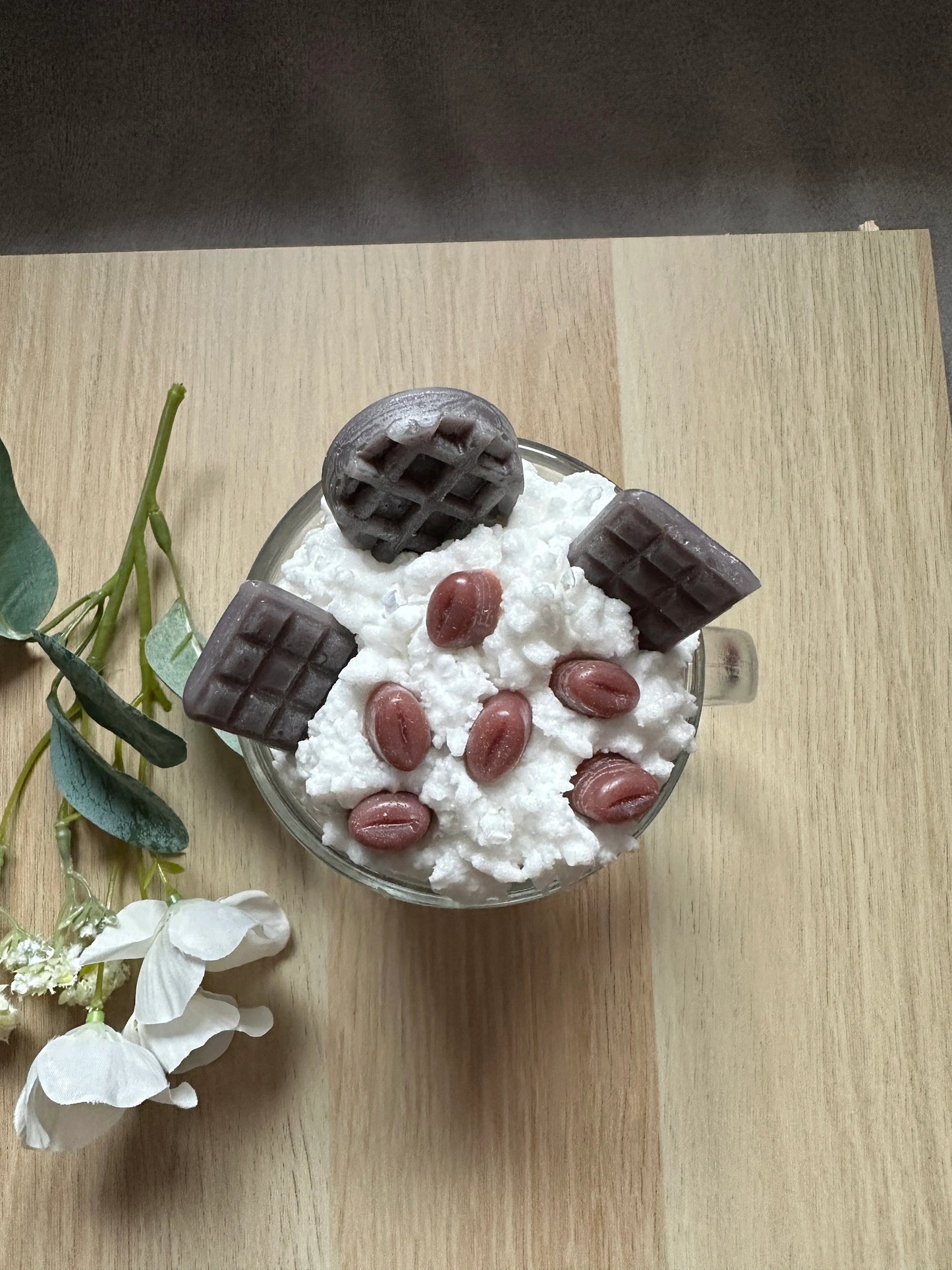 Kaffee Kuss im Henkelglas