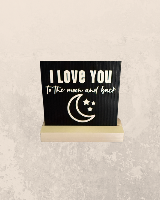 I love you to the moon and back
