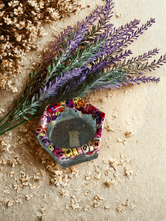 Teelicht- & Kerzenhalter 6-Eck