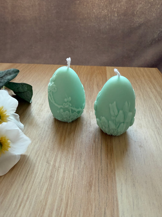 Osterei mit Blumen