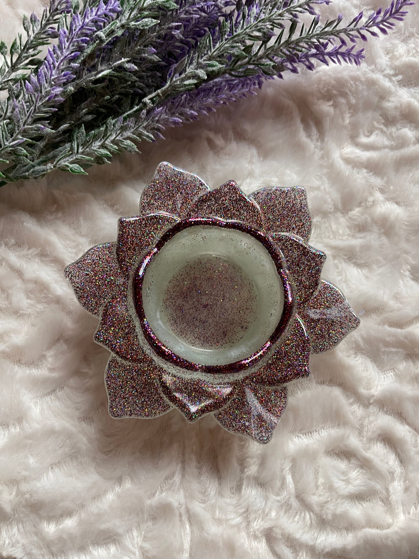 Teelicht- & Kerzenhalter Lotusblüte