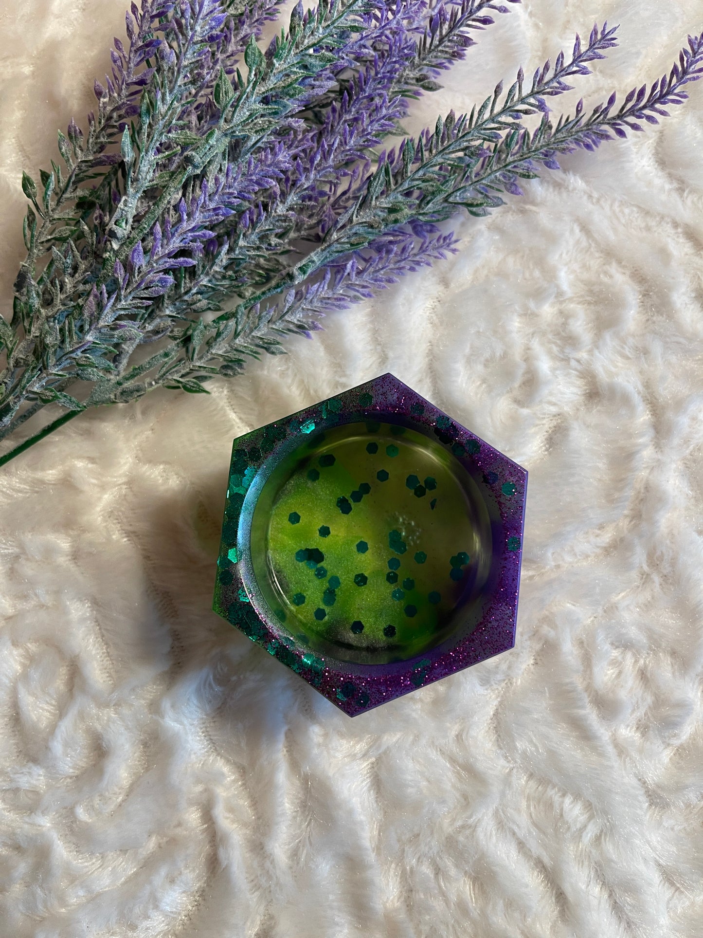 Teelicht- & Kerzenhalter 6-Eck