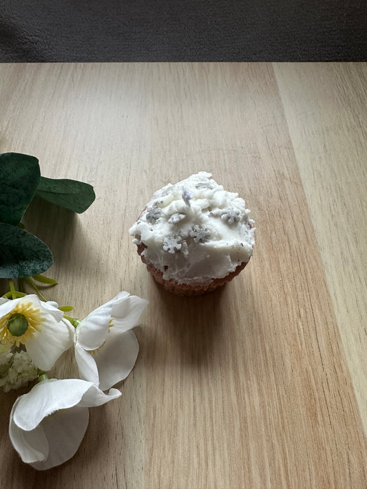 Muffin mit Zuckerdekor