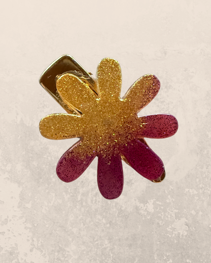 Haarspange Blume
