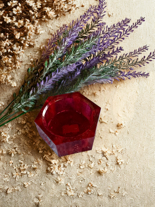 Teelicht- & Kerzenhalter 6-Eck