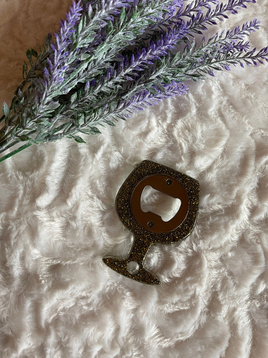 Flaschenöffner Weinglas