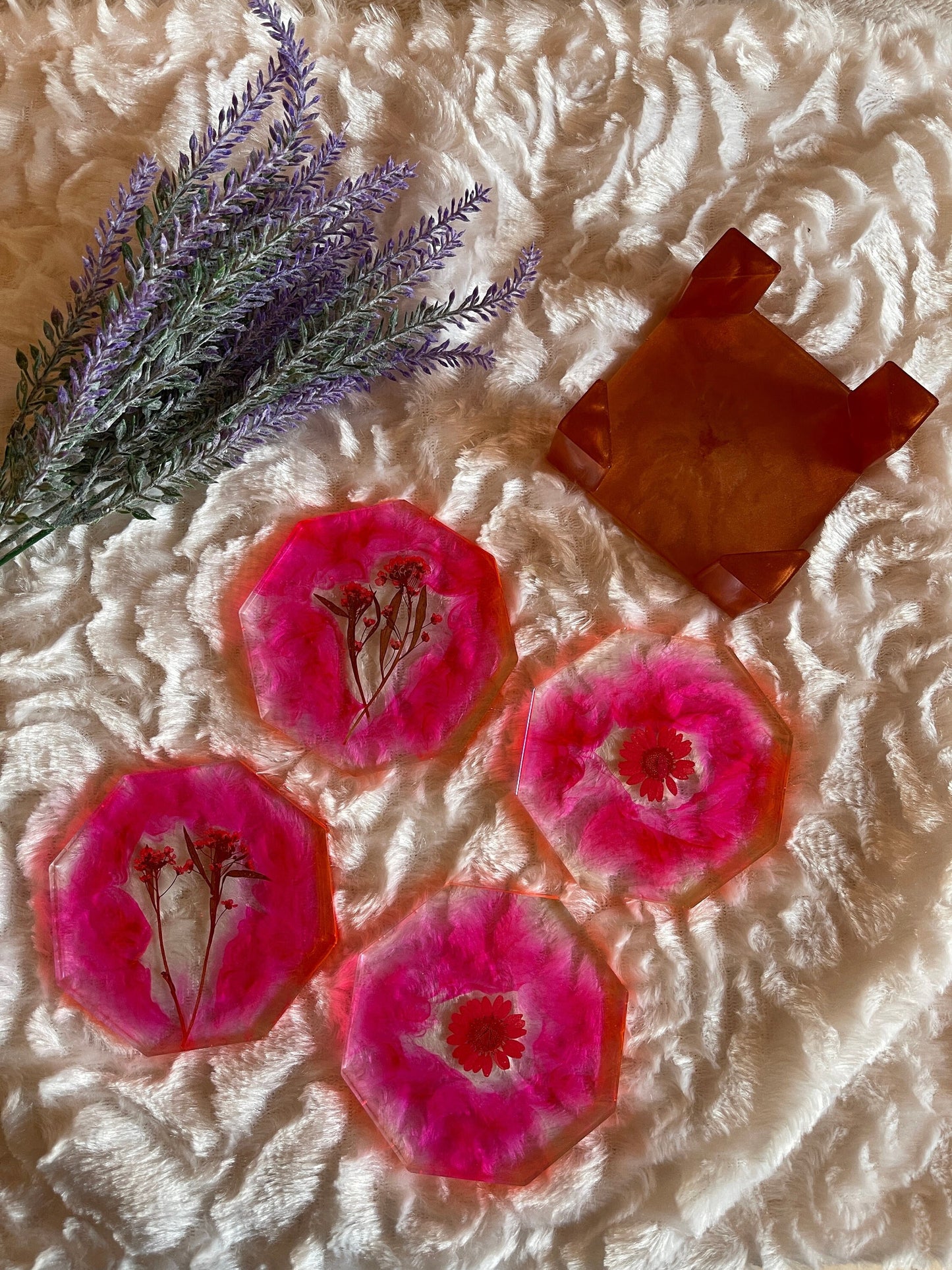 Untersetzer-Set 8-Eck