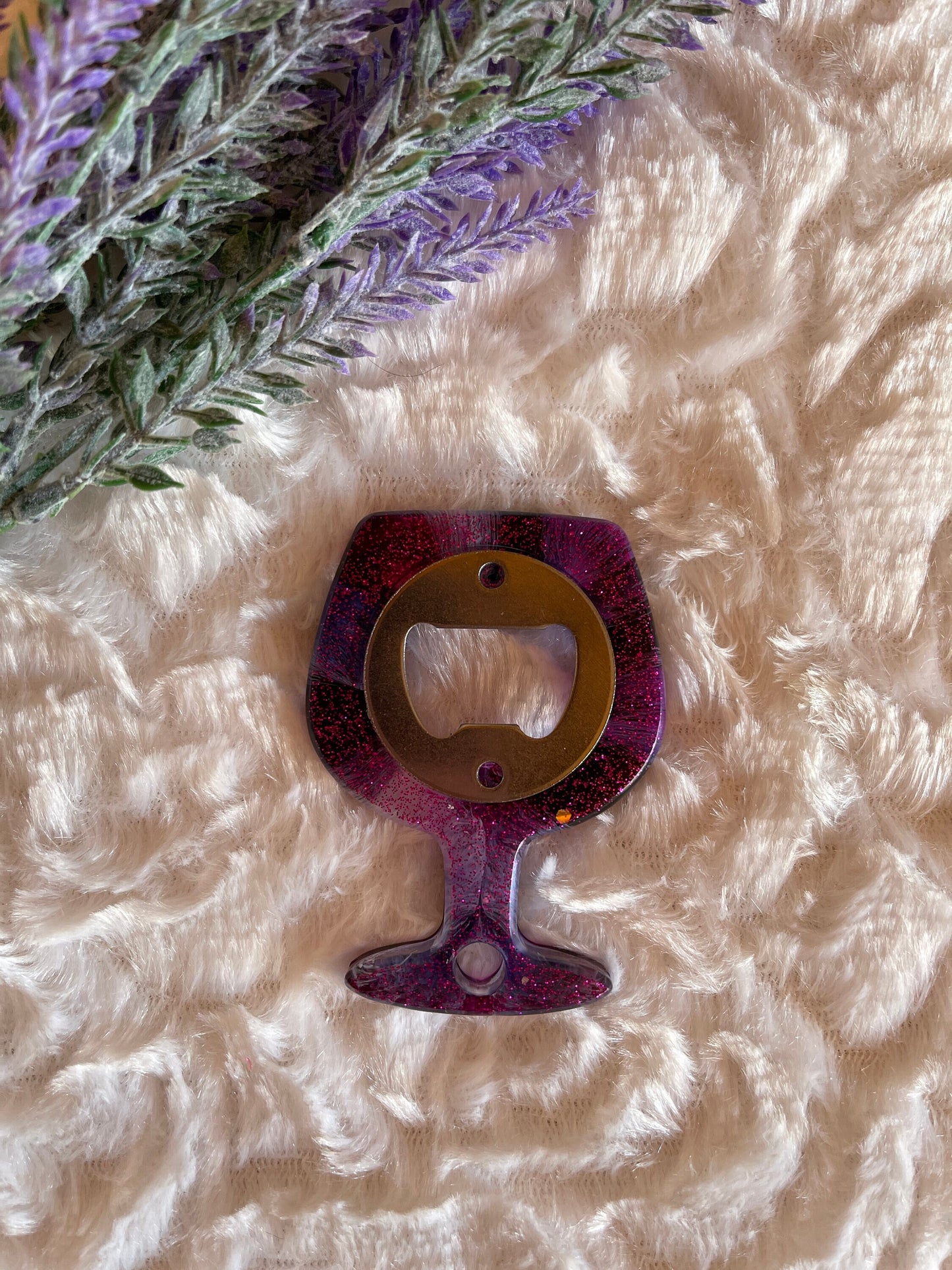 Flaschenöffner Weinglas