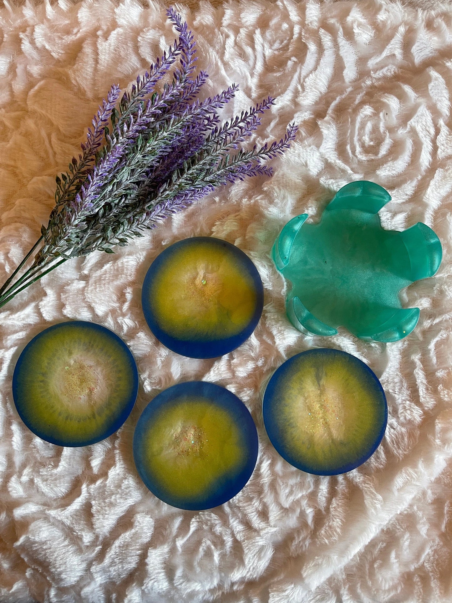 Untersetzer-Set Blume