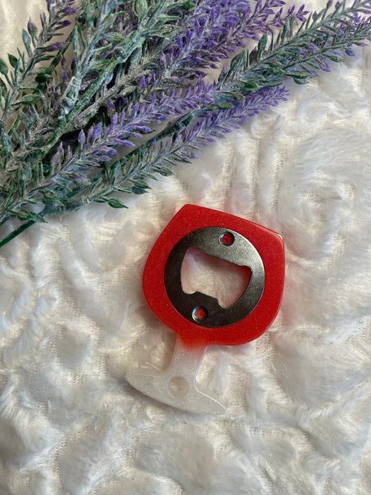 Flaschenöffner Weinglas