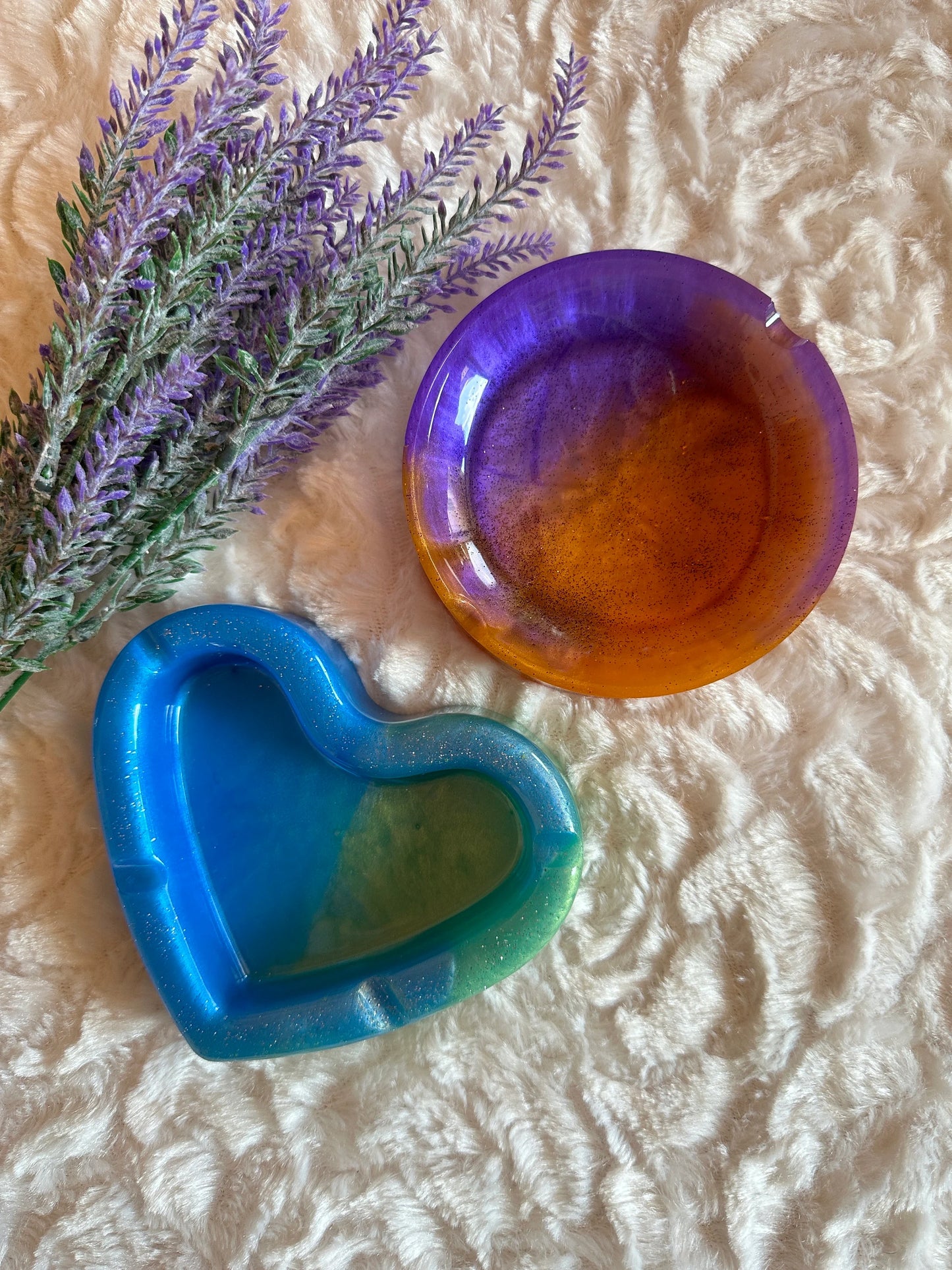 Aschenbecher Rund & Herz