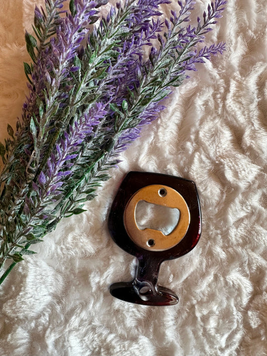 Flaschenöffner Weinglas