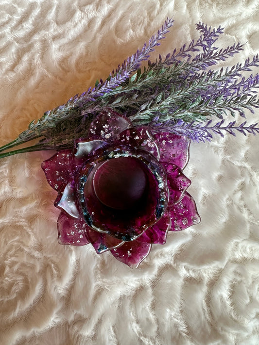 Teelicht- & Kerzenhalter Lotusblüte