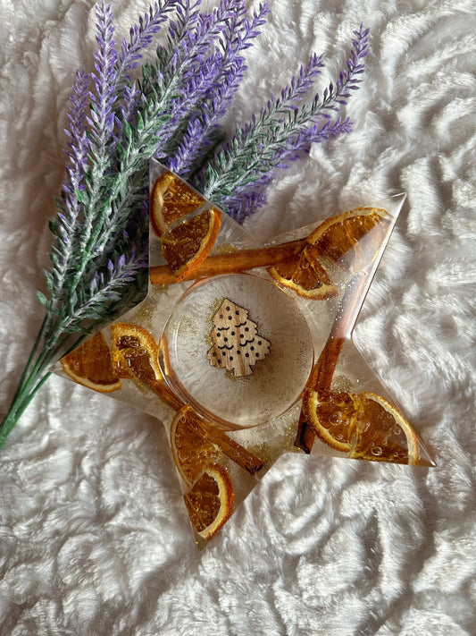 Teelicht- & Kerzenhalter Stern groß