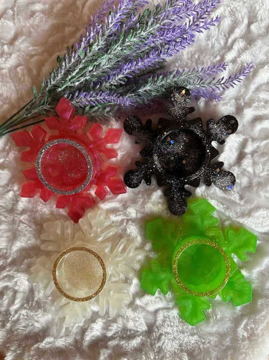 Teelicht- & Kerzenhalter Schneeflocke