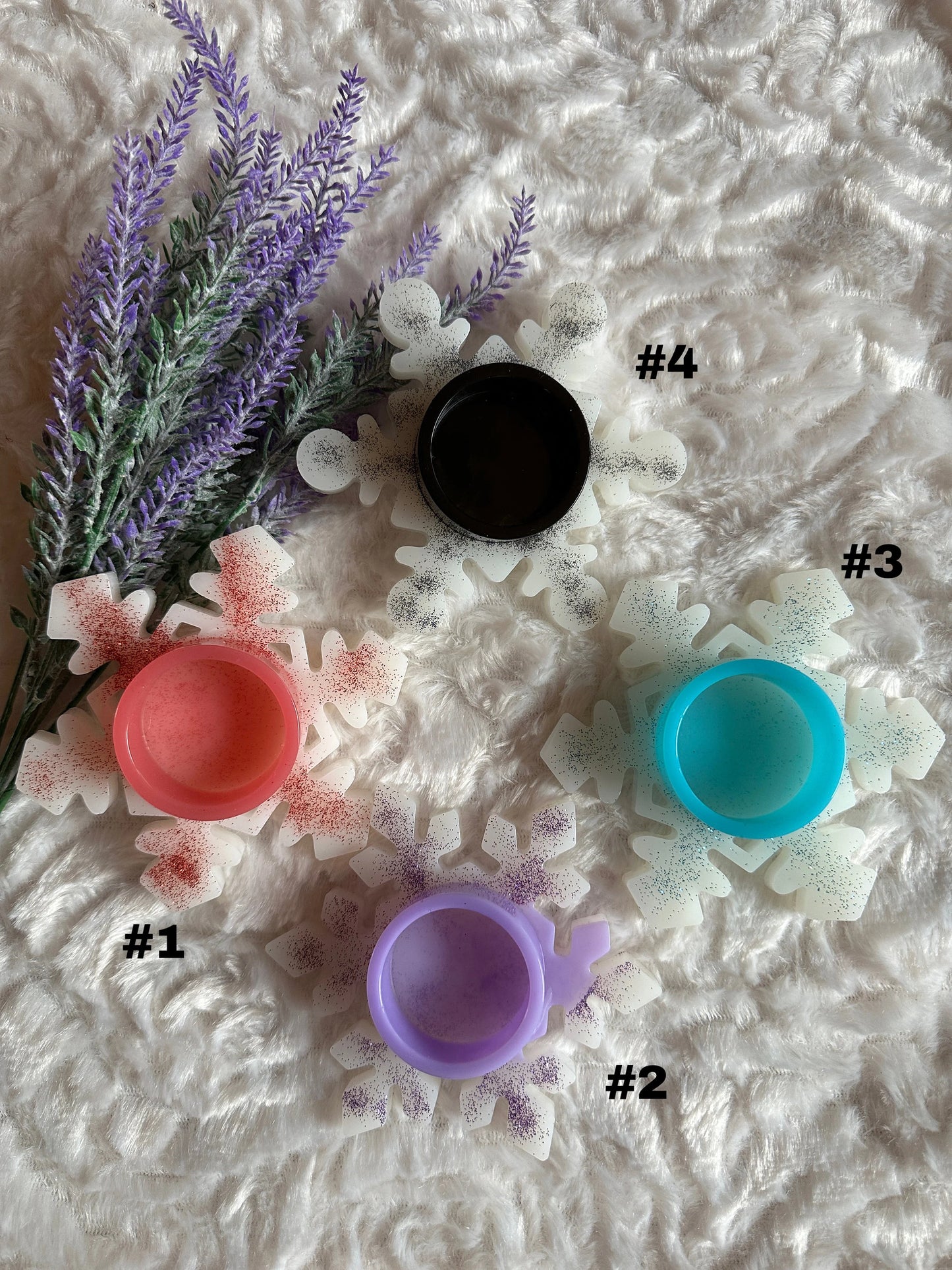 Teelicht- & Kerzenhalter Schneeflocke